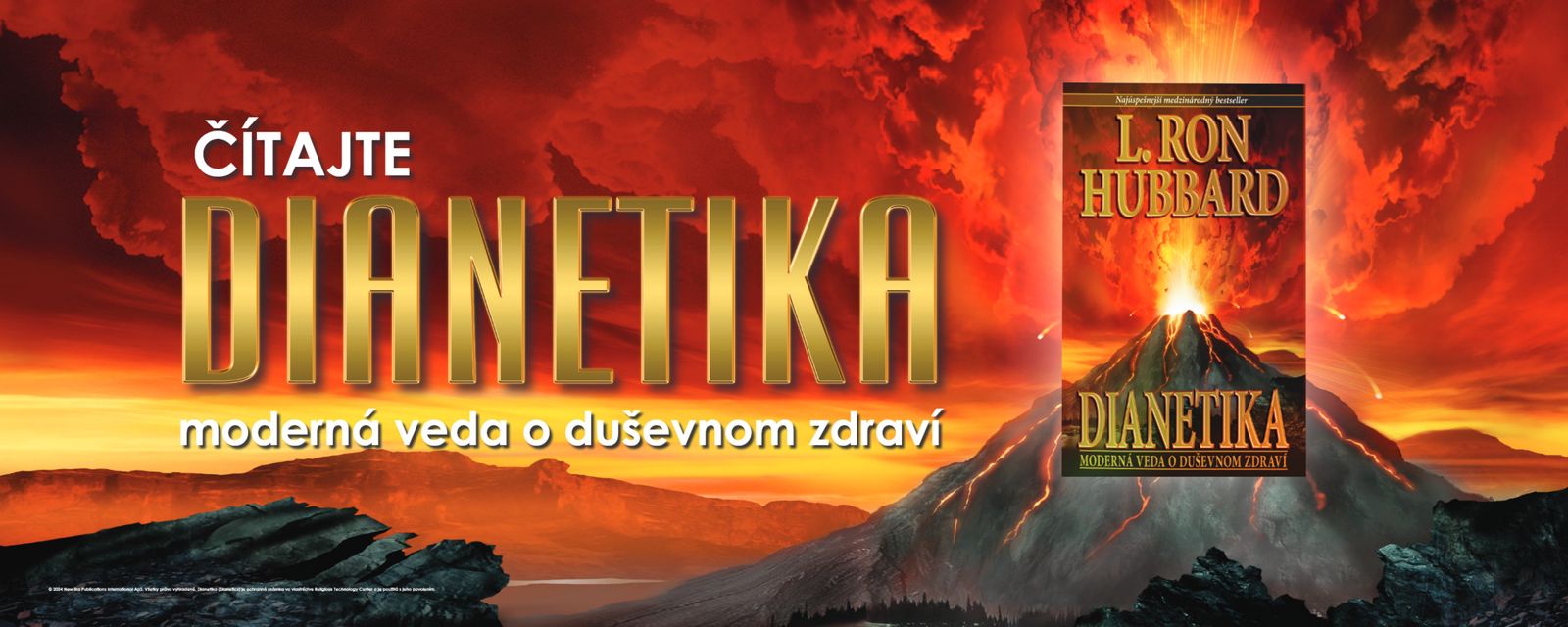 Čítajte Dianetika - moderná veda o duševnom zdraví, kniha L. Rona Hubbarda